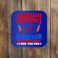 July 4th Usa Independence Day Assistant Fireworks Director Gift Coaster thumb 0