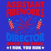 July 4th Usa Independence Day Assistant Fireworks Director Gift Mousepad thumb 1