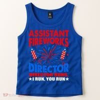 July 4th Usa Independence Day Assistant Fireworks Director Gift Tank Top thumb 2