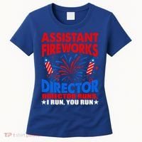 July 4th Usa Independence Day Assistant Fireworks Director Gift Women's T-Shirt thumb 0