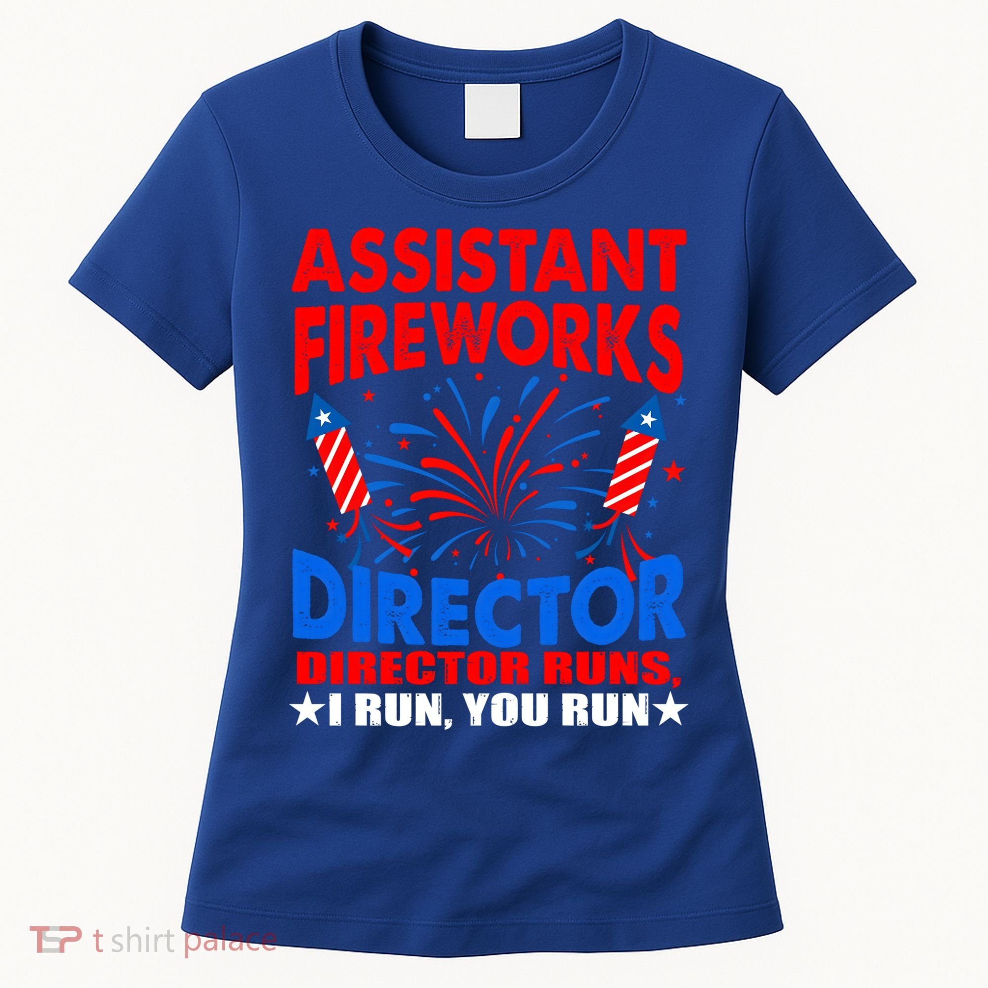 July 4th Usa Independence Day Assistant Fireworks Director Gift Women's T-Shirt