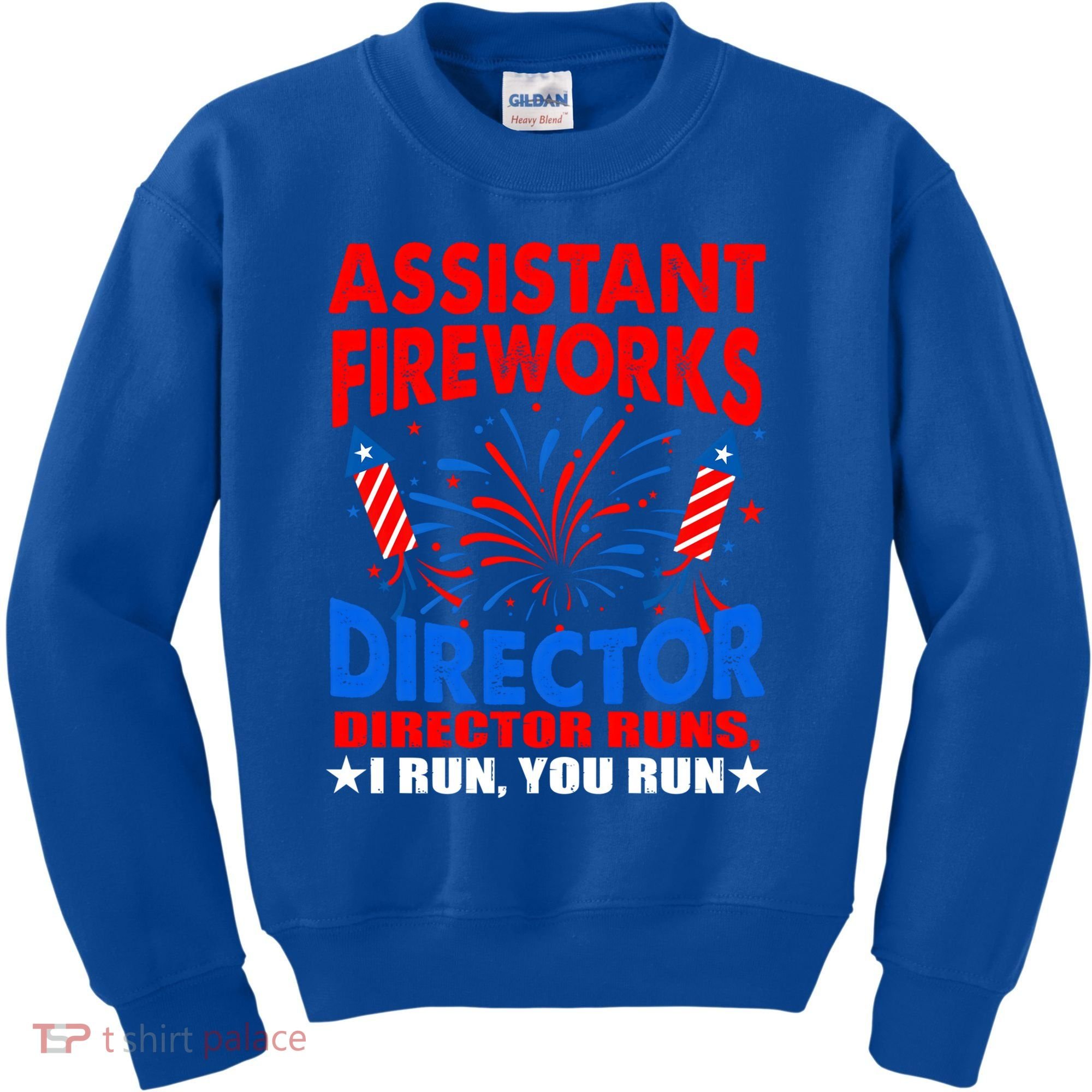 July 4th Usa Independence Day Assistant Fireworks Director Gift Kids Sweatshirt