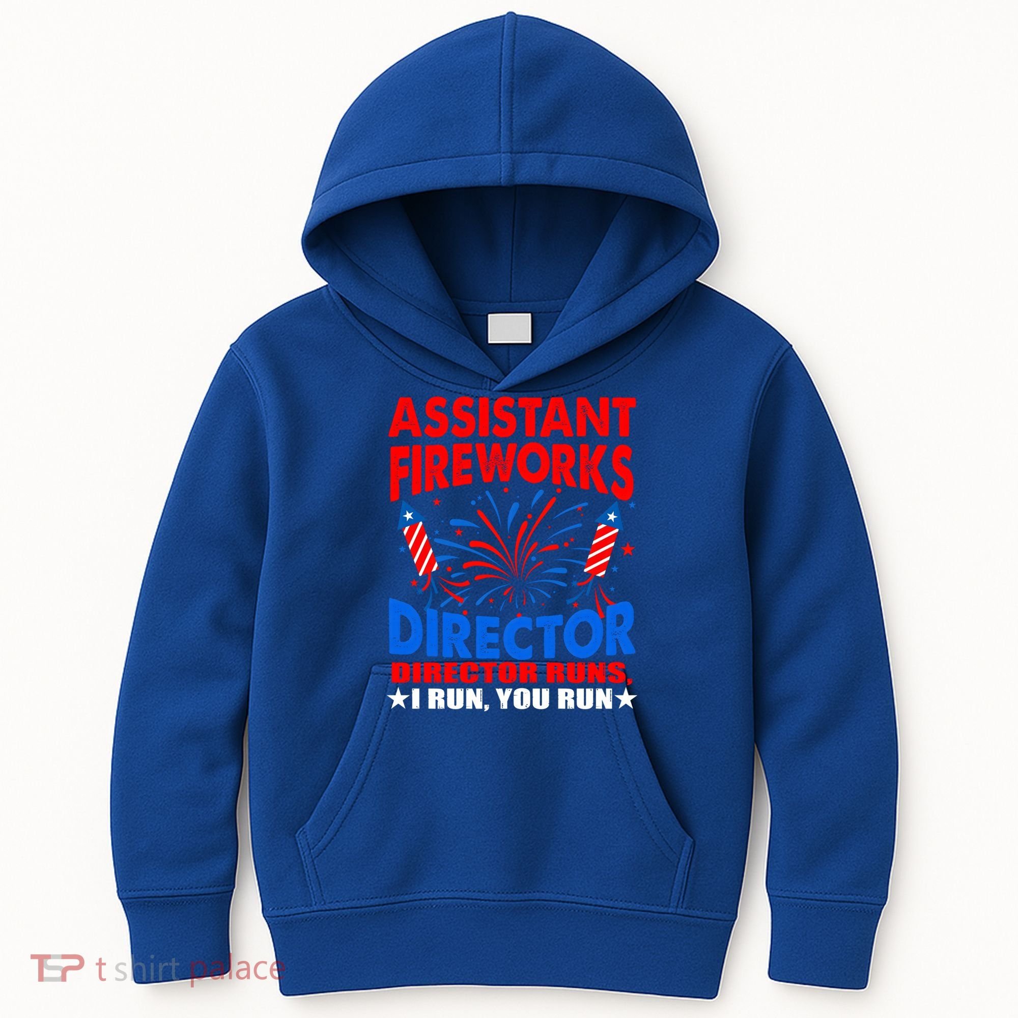 July 4th Usa Independence Day Assistant Fireworks Director Gift Kids Hoodie