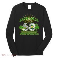 Jamaica 60th Independence Proud To Be Jamaican Long Sleeve Shirt thumb 0