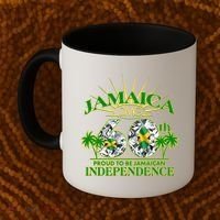 Jamaica 60th Independence Proud To Be Jamaican Coffee Mug thumb 2