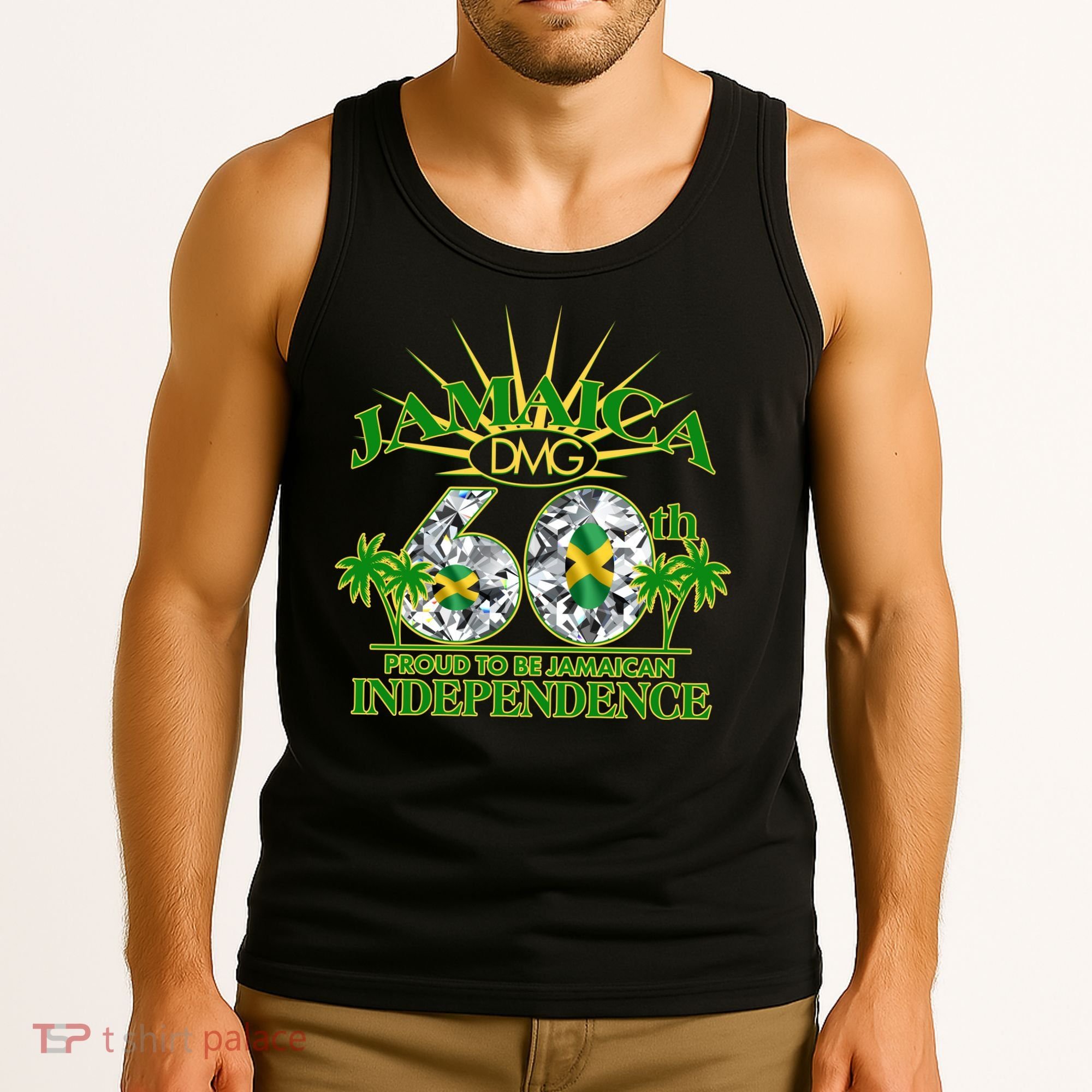 Jamaica 60th Independence Proud To Be Jamaican Tank Top