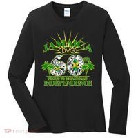 Jamaica 60th Independence Proud To Be Jamaican Women's Long Sleeve Shirt thumb 0