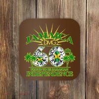 Jamaica 60th Independence Proud To Be Jamaican Coaster thumb 0