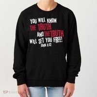 John 8:32 The Truth Will Set You Free Women's Sweatshirt thumb 0