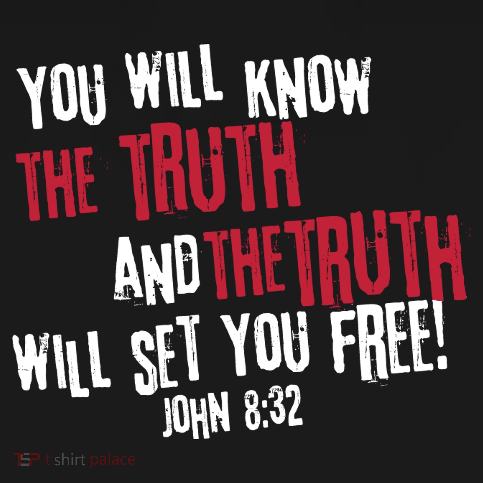 John 8:32 The Truth Will Set You Free Coaster