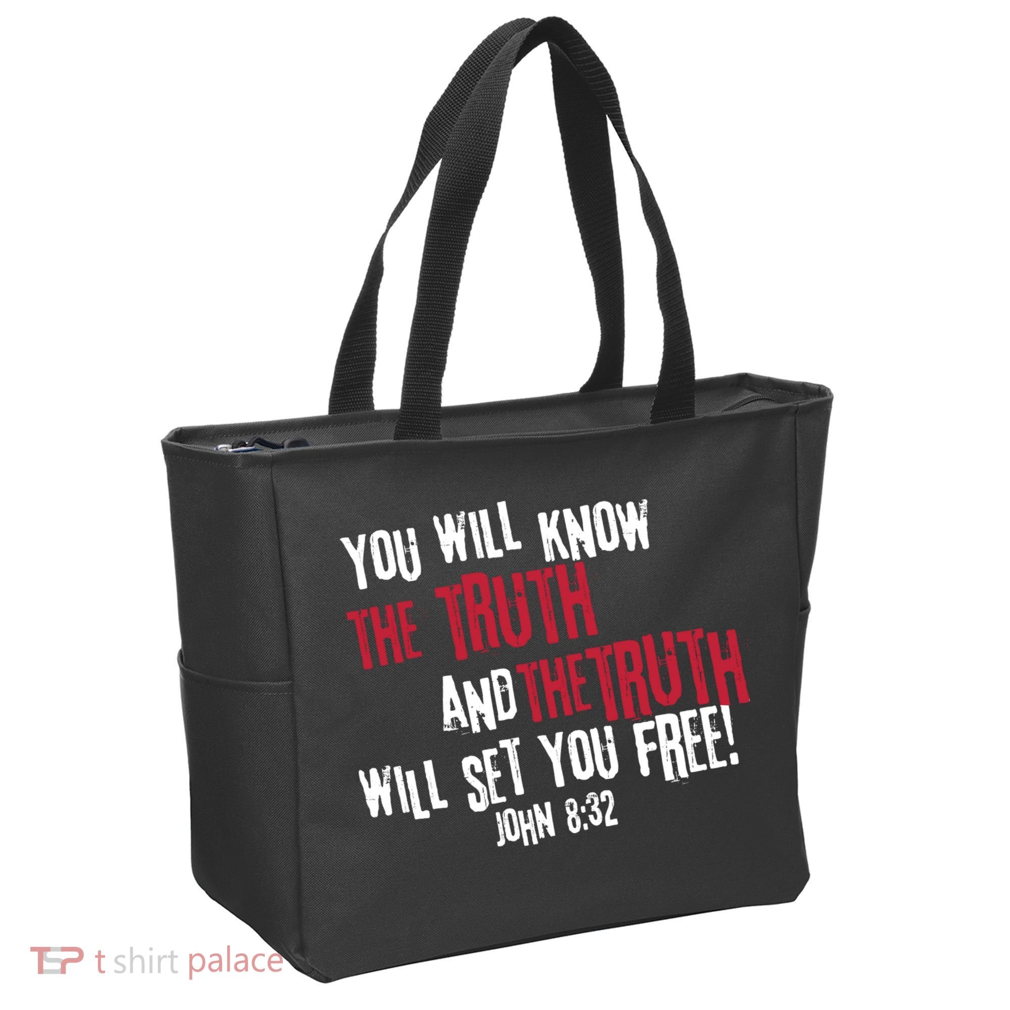 John 8:32 The Truth Will Set You Free Tote Bag
