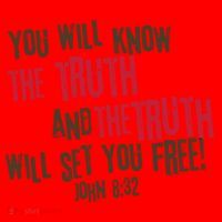 John 8:32 The Truth Will Set You Free Santa Hat thumb 1