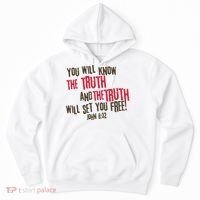 John 8:32 The Truth Will Set You Free Hoodie thumb 0