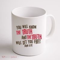 John 8:32 The Truth Will Set You Free Coffee Mug thumb 1