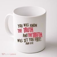 John 8:32 The Truth Will Set You Free Coffee Mug thumb 0
