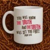 John 8:32 The Truth Will Set You Free Coffee Mug thumb 2