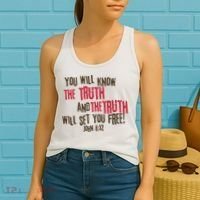 John 8:32 The Truth Will Set You Free Women's Tank Top thumb 2