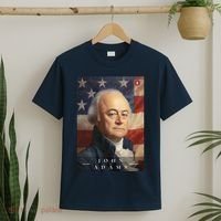John Adams 2nd President Of The United States Portrait T-Shirt thumb 2