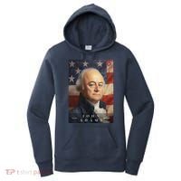 John Adams 2nd President Of The United States Portrait Women's Hoodie thumb 0