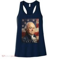 John Adams 2nd President Of The United States Portrait Women's Tank Top thumb 0
