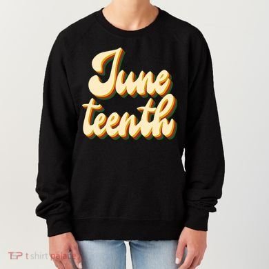Juneteenth African American Pride Retro Women's Sweatshirt