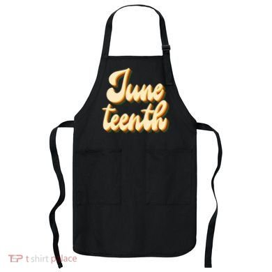 Juneteenth African American Pride Retro Apron
