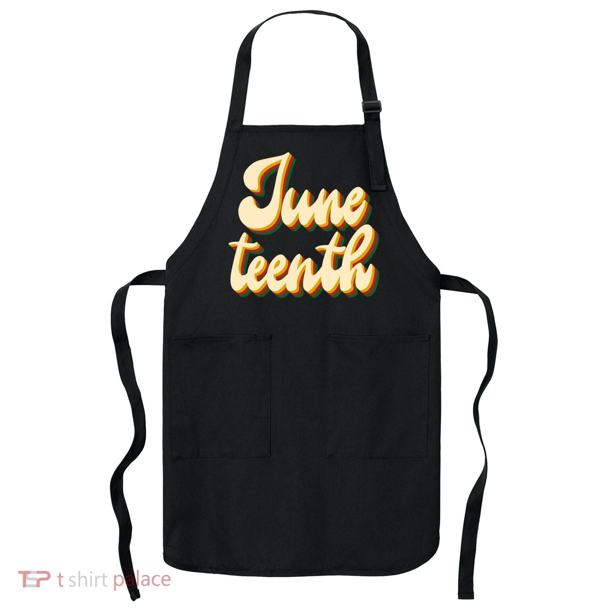 Juneteenth African American Pride Retro Apron