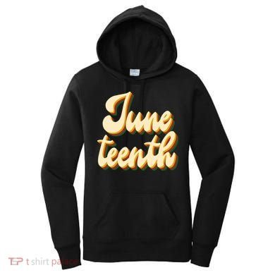 Juneteenth African American Pride Retro Women's Hoodie