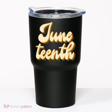 Juneteenth African American Pride Retro Tumbler