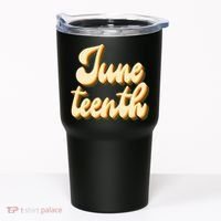 Juneteenth African American Pride Retro Tumbler thumb 0
