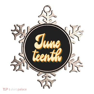 Juneteenth African American Pride Retro Ornament