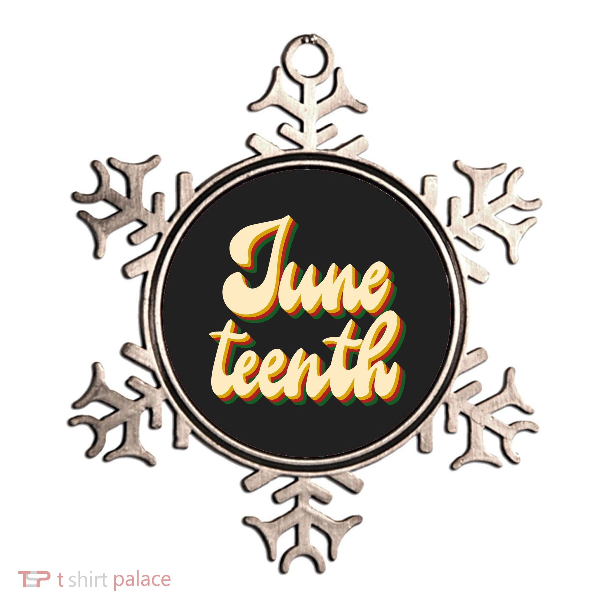 Juneteenth African American Pride Retro Ornament