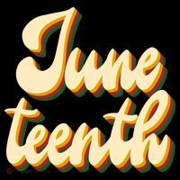 Juneteenth African American Pride Retro Ornament thumb 1