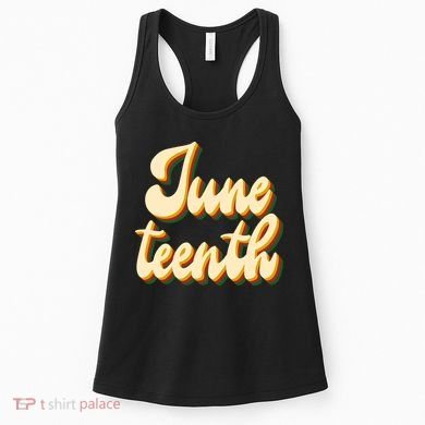Juneteenth African American Pride Retro Women's Tank Top