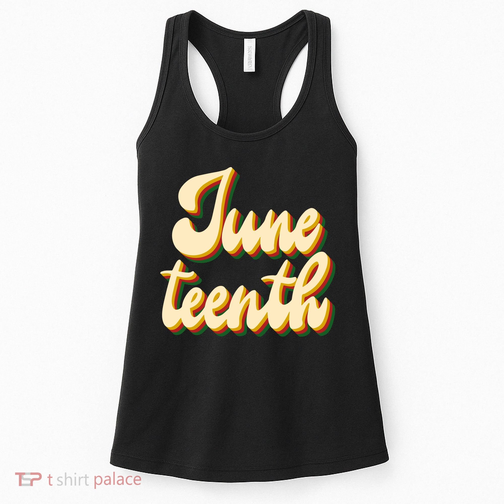 Juneteenth African American Pride Retro Women's Tank Top