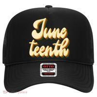 Juneteenth African American Pride Retro Hat thumb 0