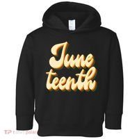 Juneteenth African American Pride Retro Toddler Hoodie thumb 0