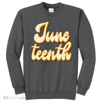 Juneteenth African American Pride Retro Sweatshirt