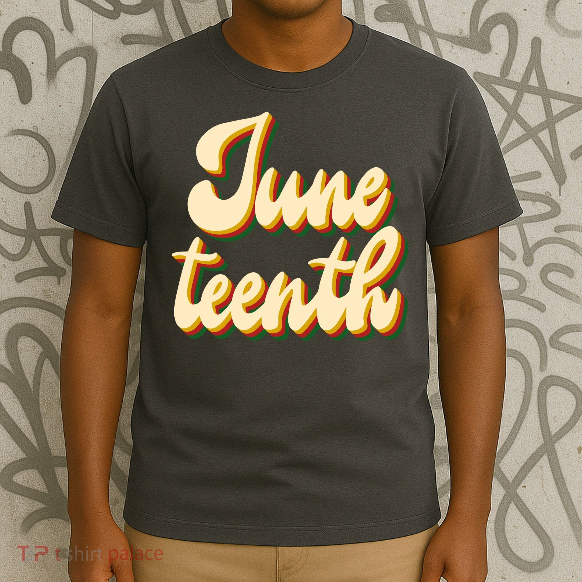 Juneteenth African American Pride Retro T-Shirt