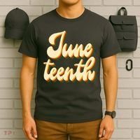Juneteenth African American Pride Retro T-Shirt thumb 6