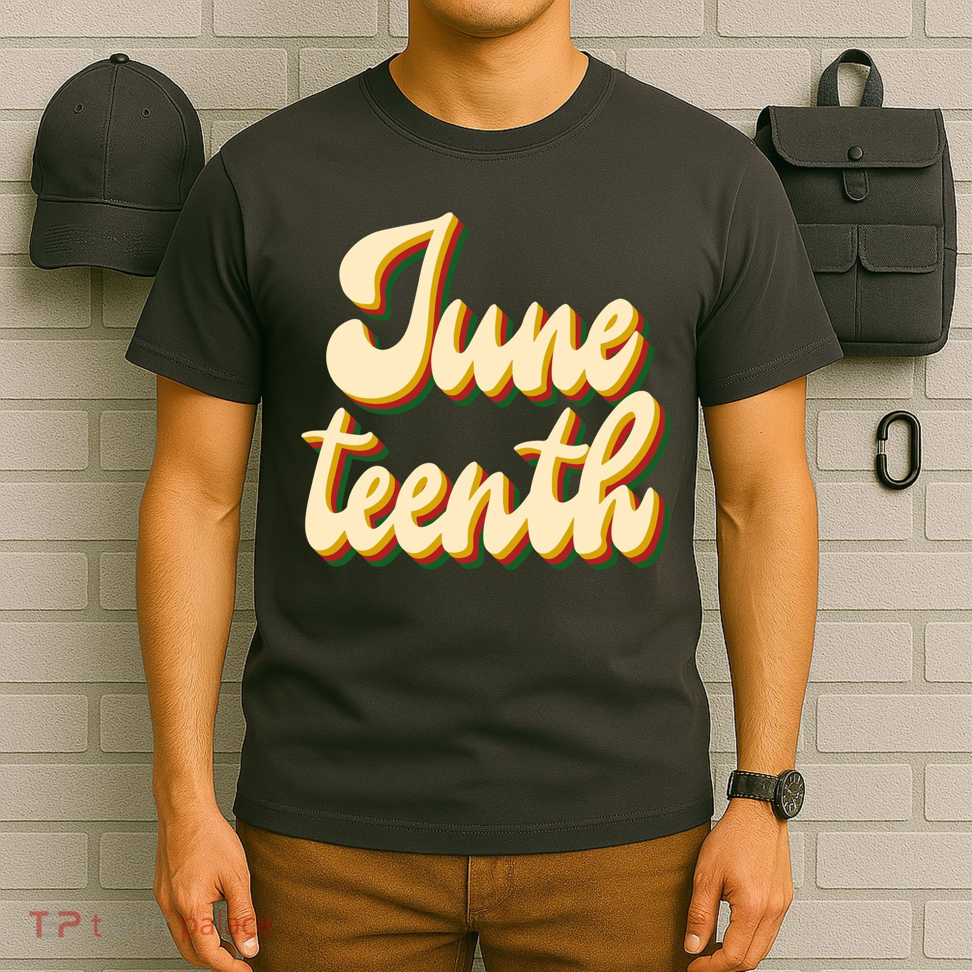 Juneteenth African American Pride Retro T-Shirt