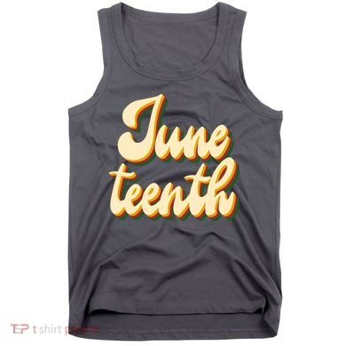 Juneteenth African American Pride Retro Tank Top
