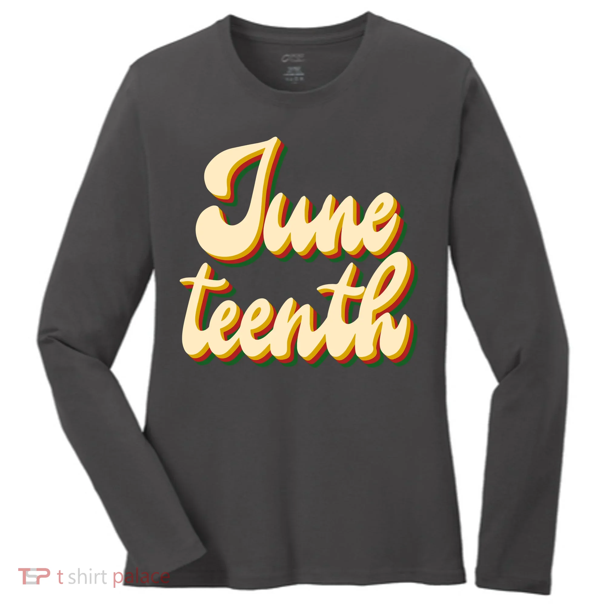 Juneteenth African American Pride Retro Women's Long Sleeve Shirt