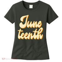 Juneteenth African American Pride Retro Women's T-Shirt thumb 0