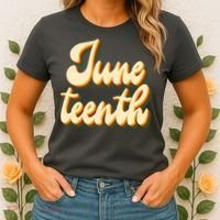 Juneteenth African American Pride Retro Women's T-Shirt thumb 2