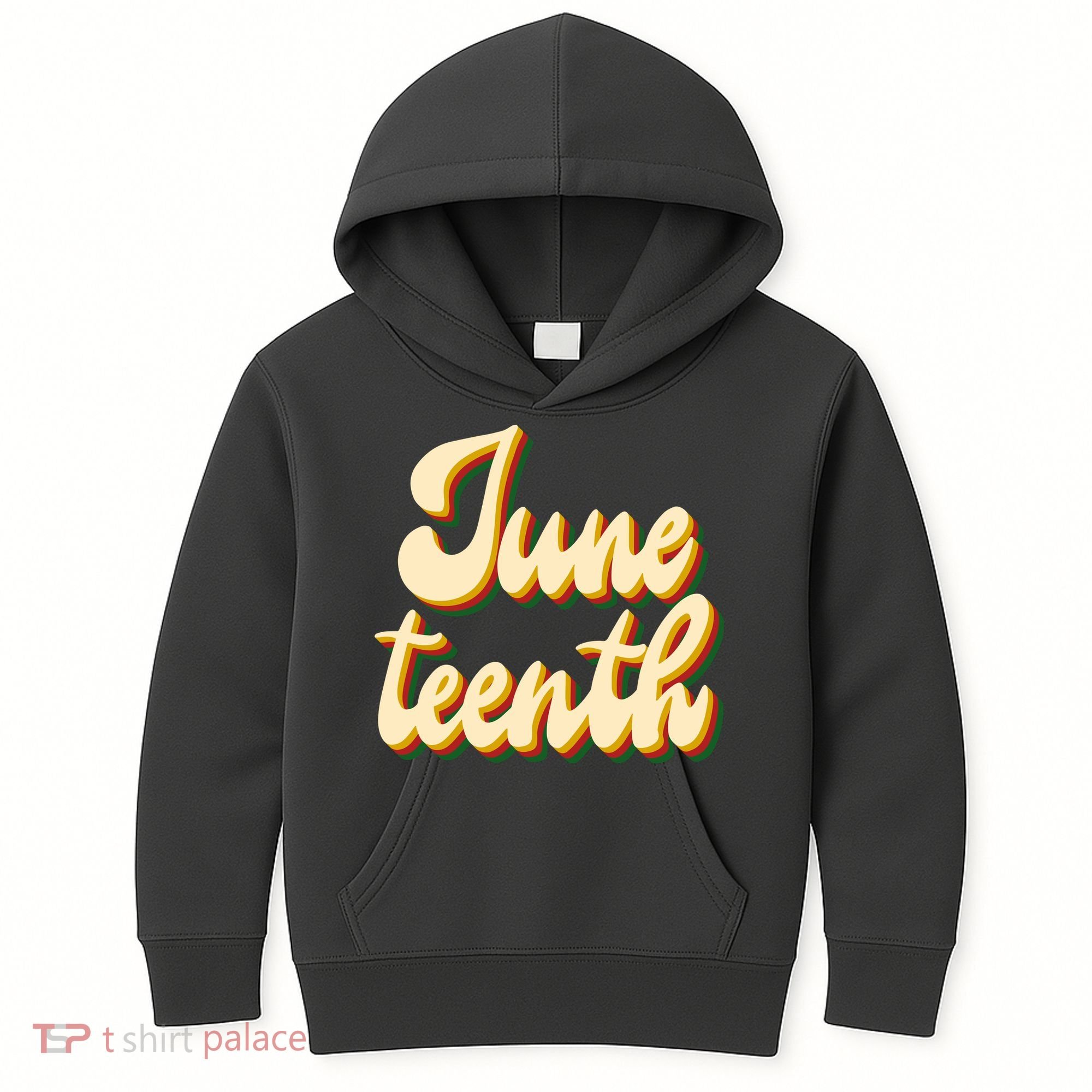 Juneteenth African American Pride Retro Kids Hoodie
