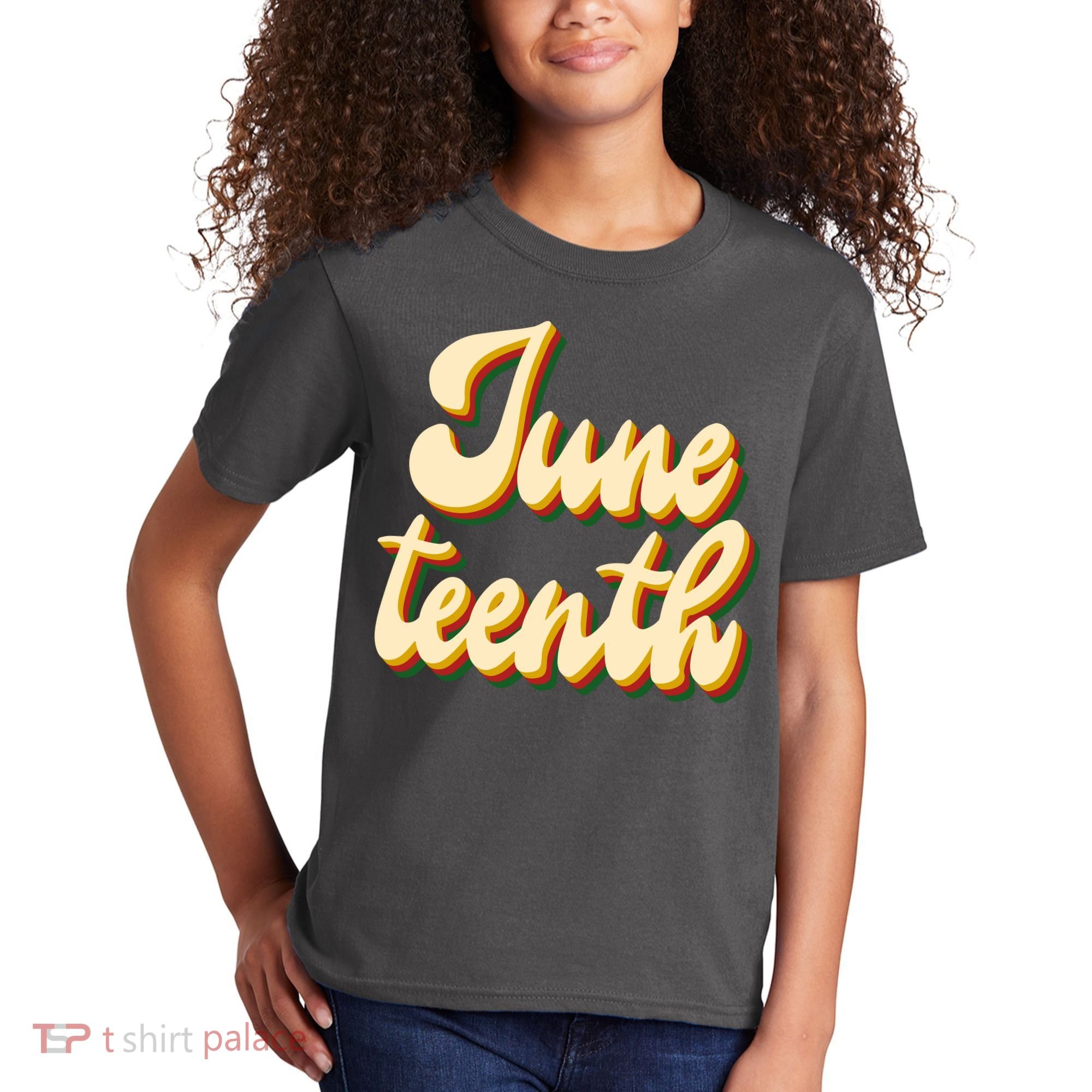 Juneteenth African American Pride Retro Kids T-Shirt