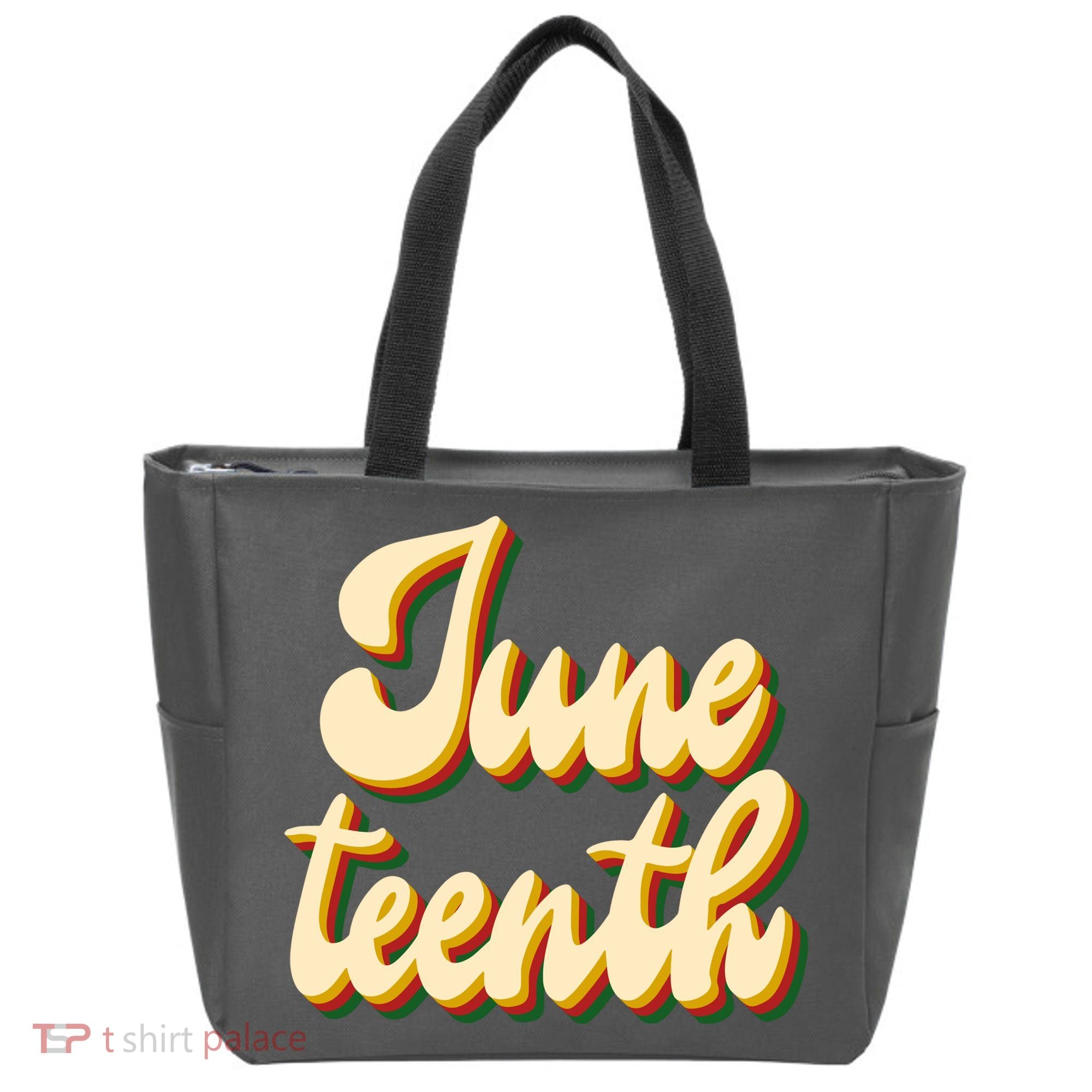 Juneteenth African American Pride Retro Tote Bag