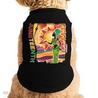 Juneteenth African American Woman African Patterns Doggie Tank thumb 0