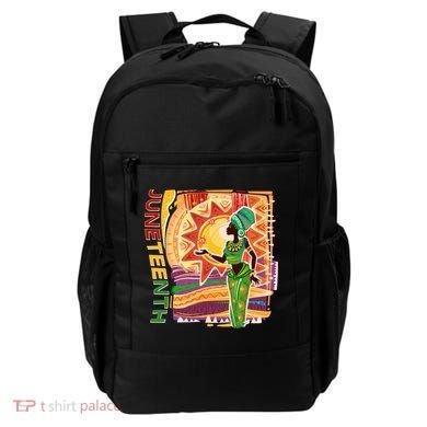 Juneteenth African American Woman African Patterns Backpack